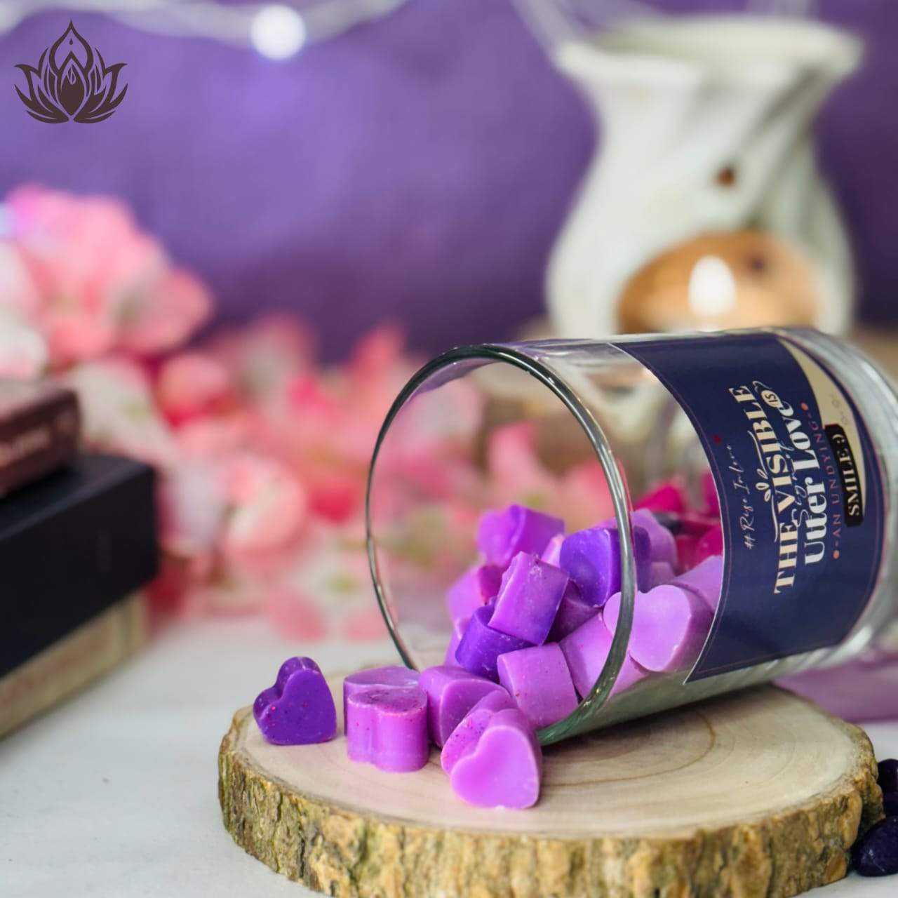 Aromatic Wax Melts (Pack of 12) | Melt & Bliss Healing Scented Wax Melts for Diffusers | Pure Soy Wax | Gifting | 100 gm | Home | Meditation | Skin-Friendly | Hand Poured in Bharat - Image 3