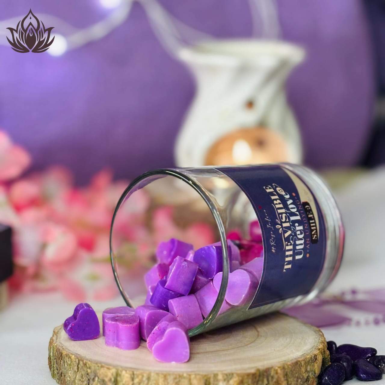 Aromatic Wax Melts (Pack of 12) | Melt & Bliss Healing Scented Wax Melts for Diffusers | Pure Soy Wax | Gifting | 100 gm | Home | Meditation | Skin-Friendly | Hand Poured in Bharat - Image 2