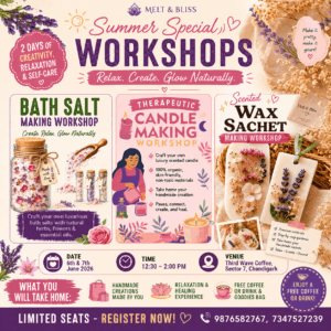 Craft a Bliss | India’s 1st Therapeutic Crafting Experience by Melt & Bliss