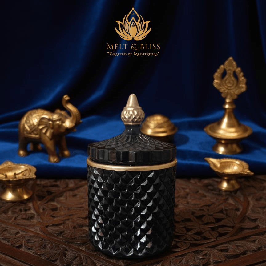 The Royal Reserve Series | Melt & Bliss Healing Scented Candle | Pure Soy Wax | Gifting | Festival & Diwali | 30+Hrs | 300 gm | Home | Meditation | Skin-Friendly | Hand Poured in Bharat - Image 6