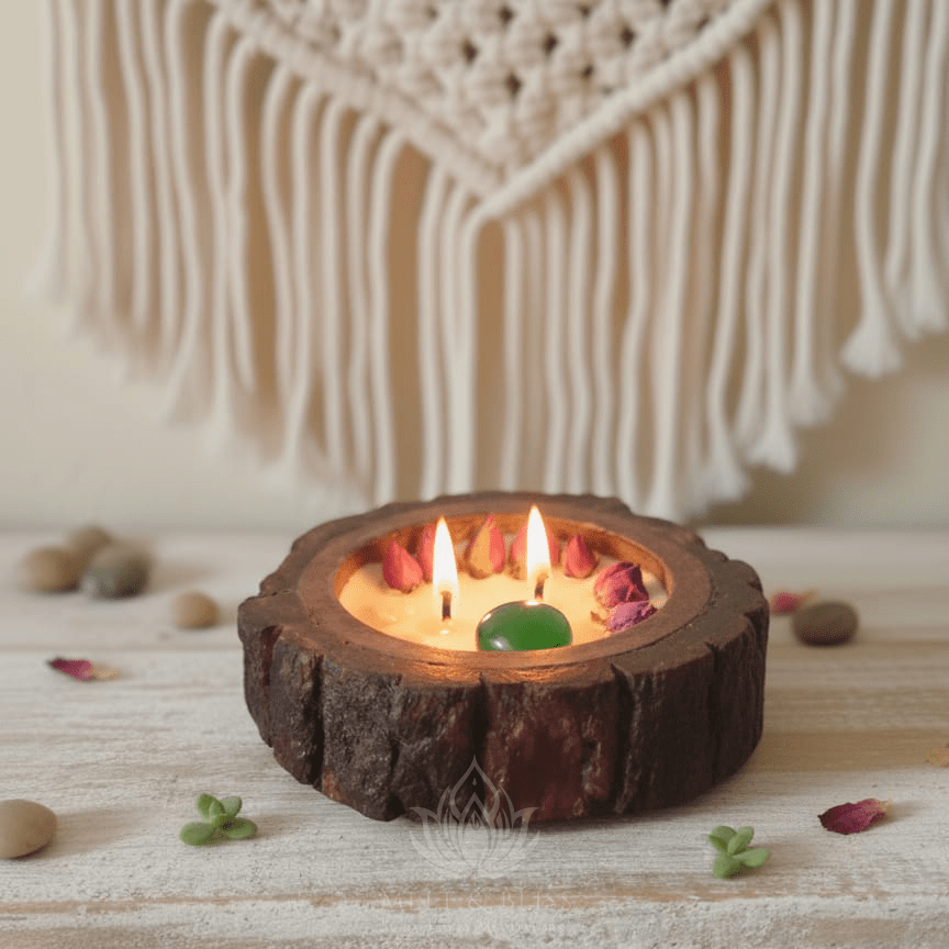 Earthkind Series | Melt & Bliss Healing Scented Candle | Pure Soy Wax | Gifting | Festival & Diwali | 30+Hrs | 200 gm | Home | Meditation | Skin-Friendly | Hand Poured in Bharat - Image 5